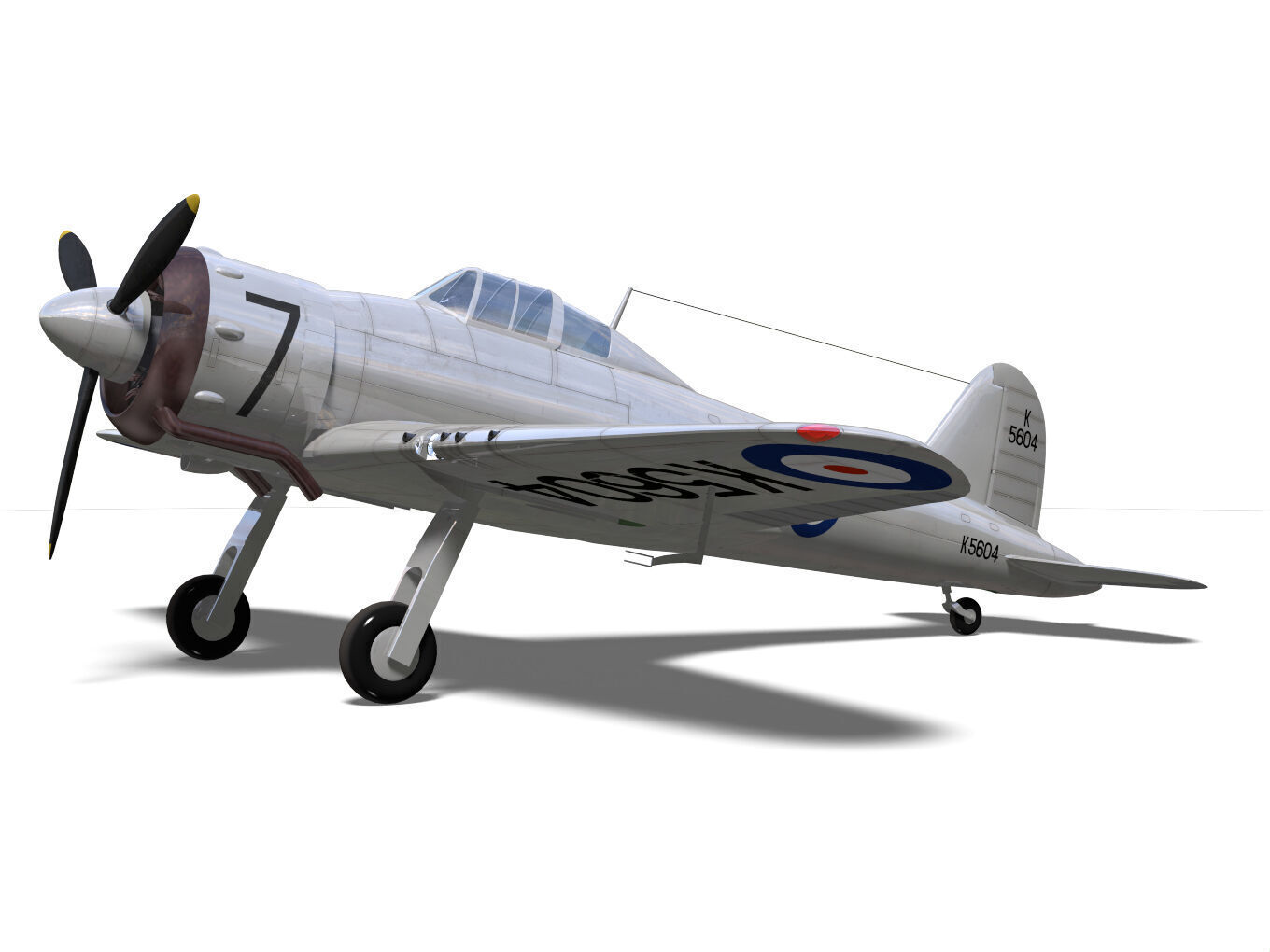 GlosterF5 3D model_5