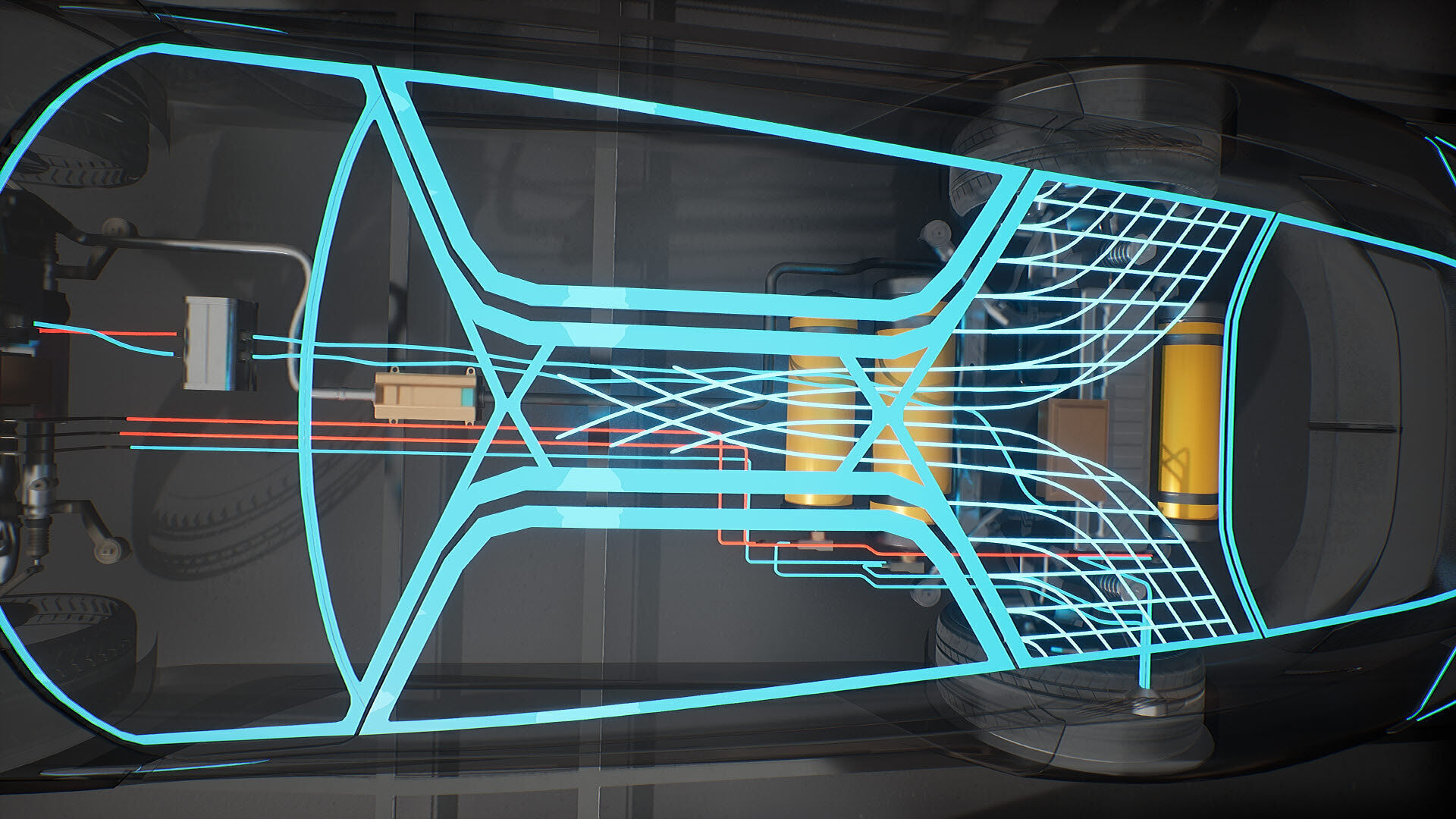 Machine Parts - CAR Low-poly 3D model_14