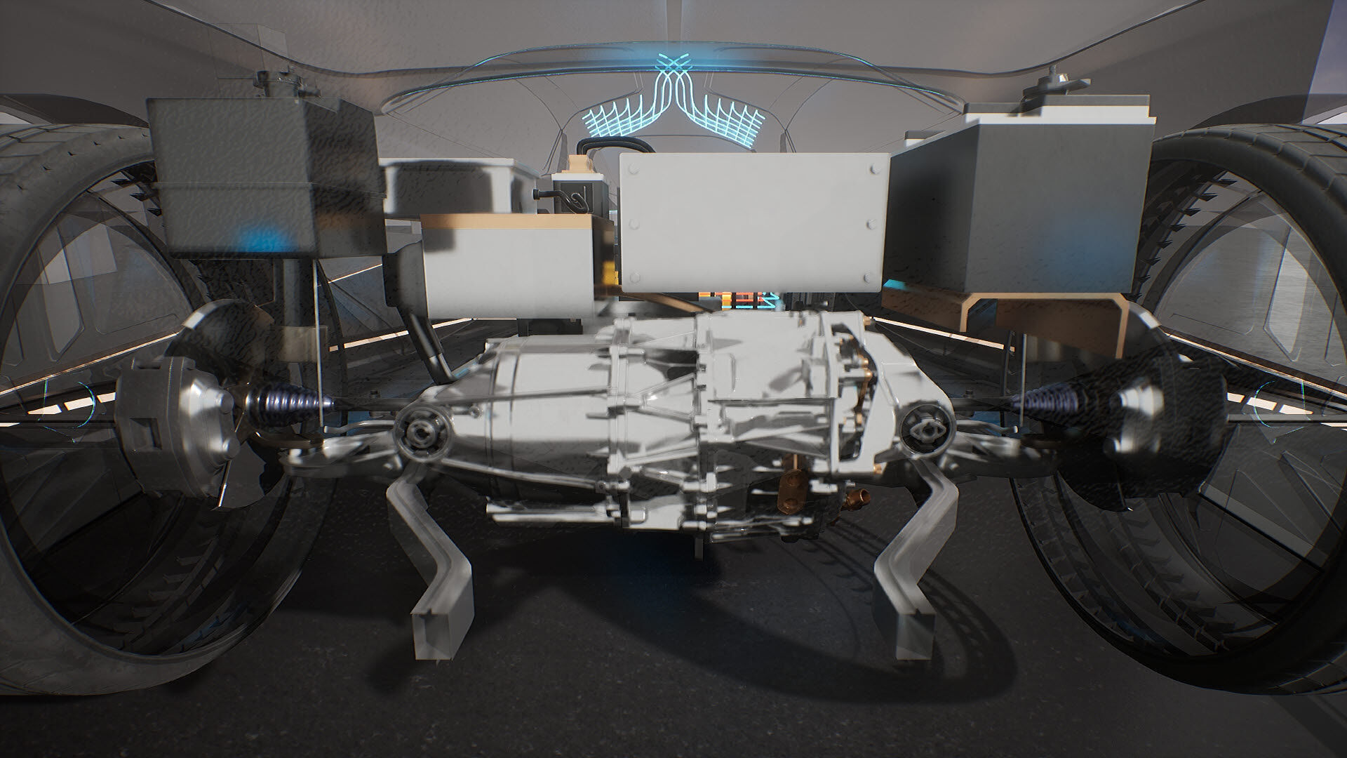 Machine Parts - CAR Low-poly 3D model_9