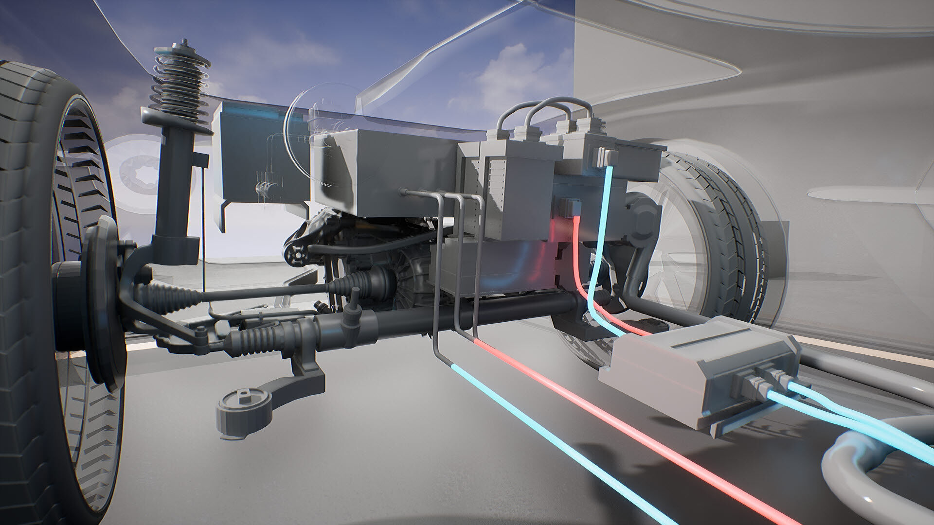 Machine Parts - CAR Low-poly 3D model_24