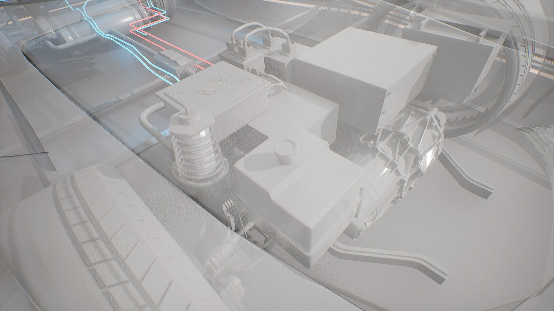 Machine Parts - CAR Low-poly 3D model_22