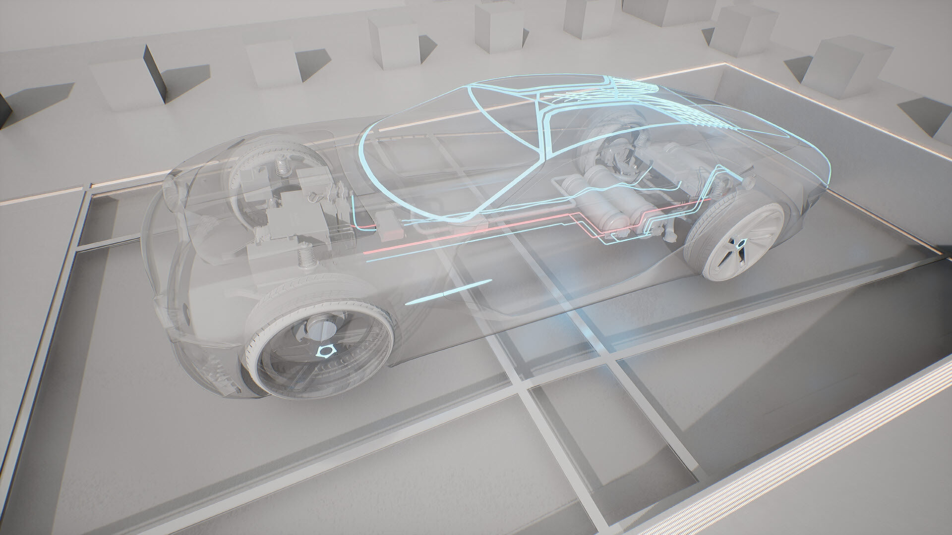 Machine Parts - CAR Low-poly 3D model_16