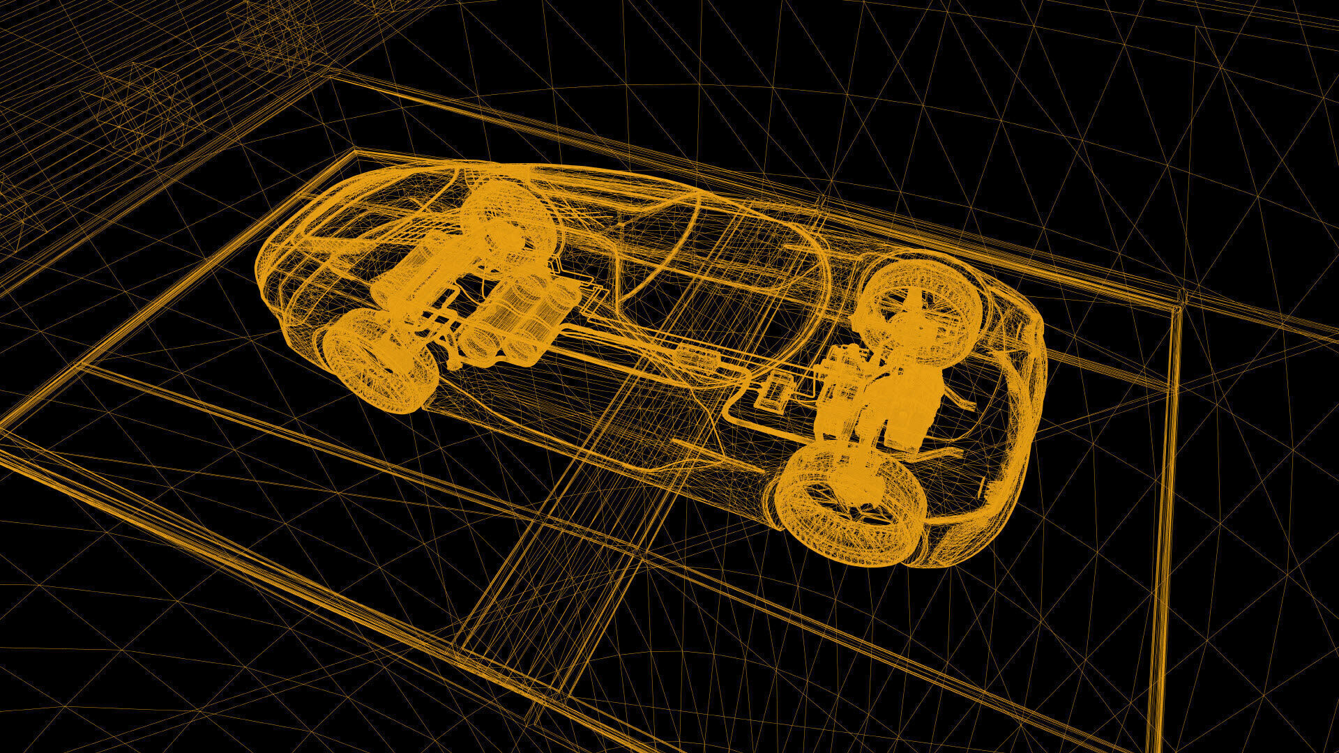 Machine Parts - CAR Low-poly 3D model_38