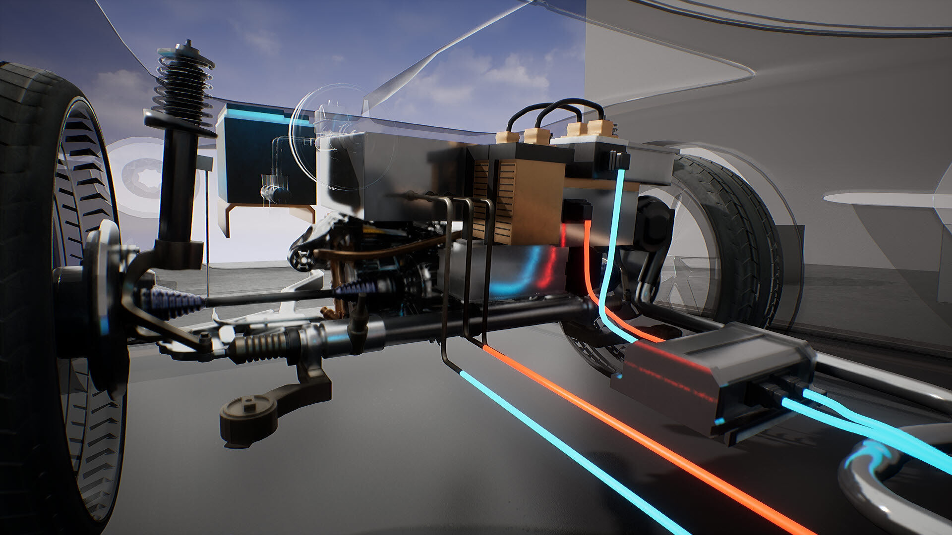 Machine Parts - CAR Low-poly 3D model_10