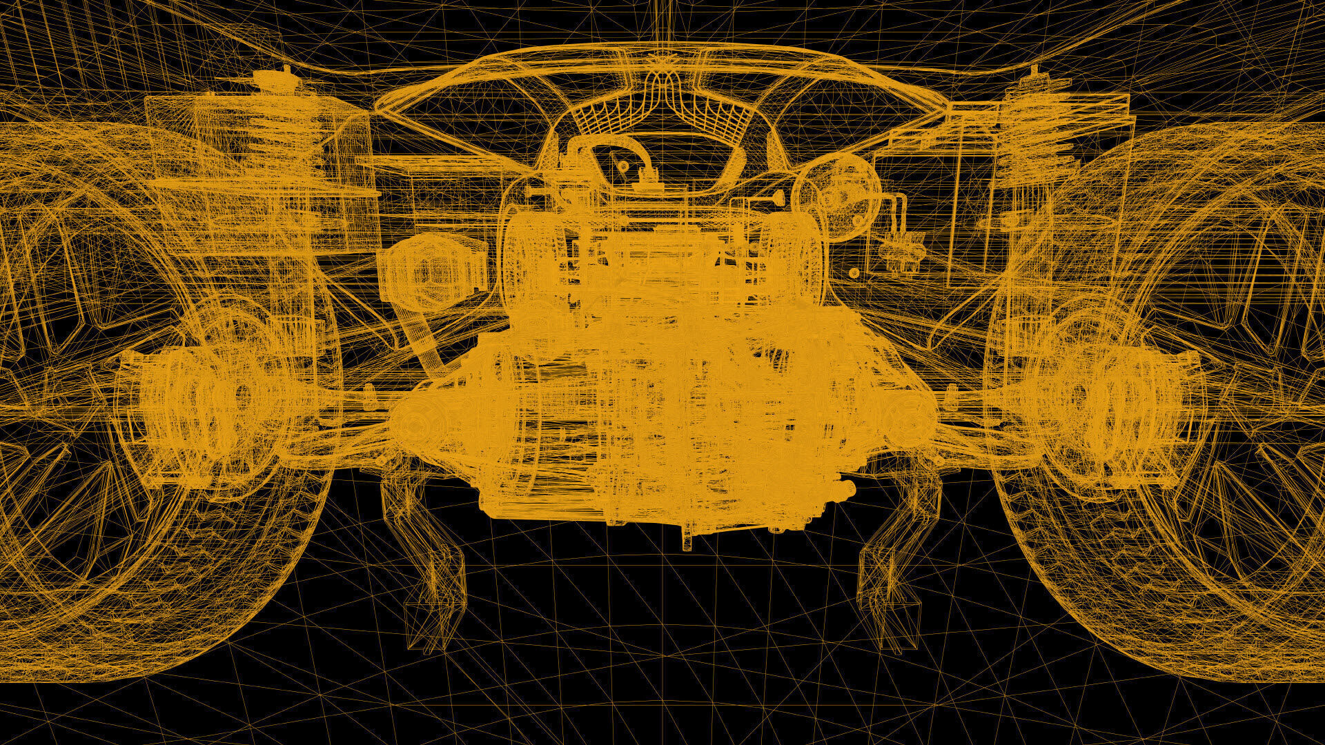 Machine Parts - CAR Low-poly 3D model_31