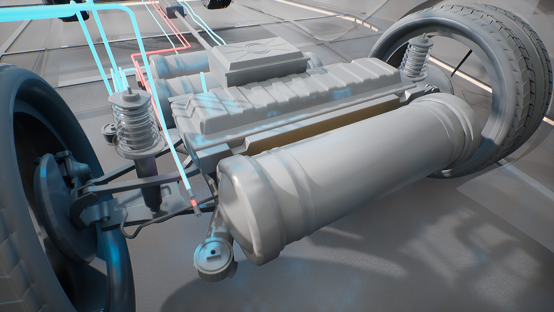 Machine Parts - CAR Low-poly 3D model_26