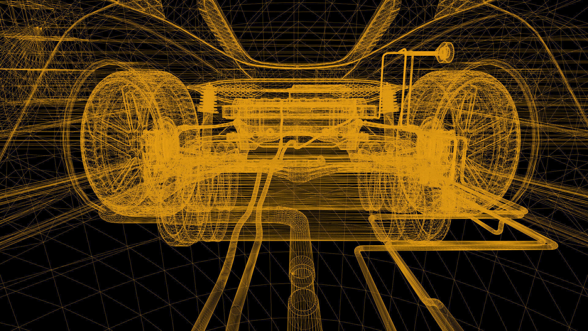 Machine Parts - CAR Low-poly 3D model_35