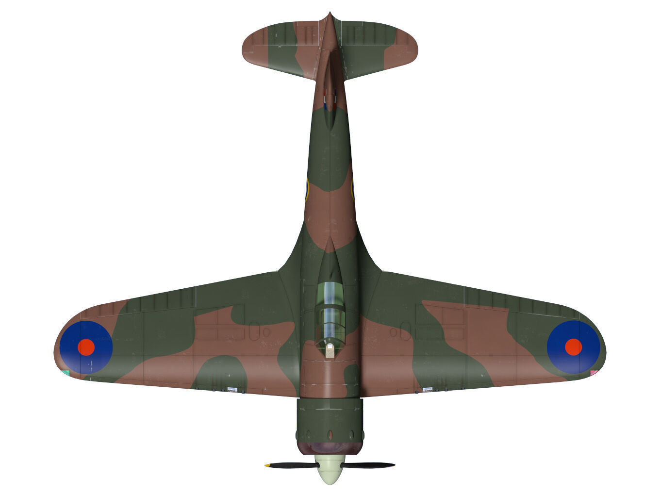 GlosterF5 3D model_4