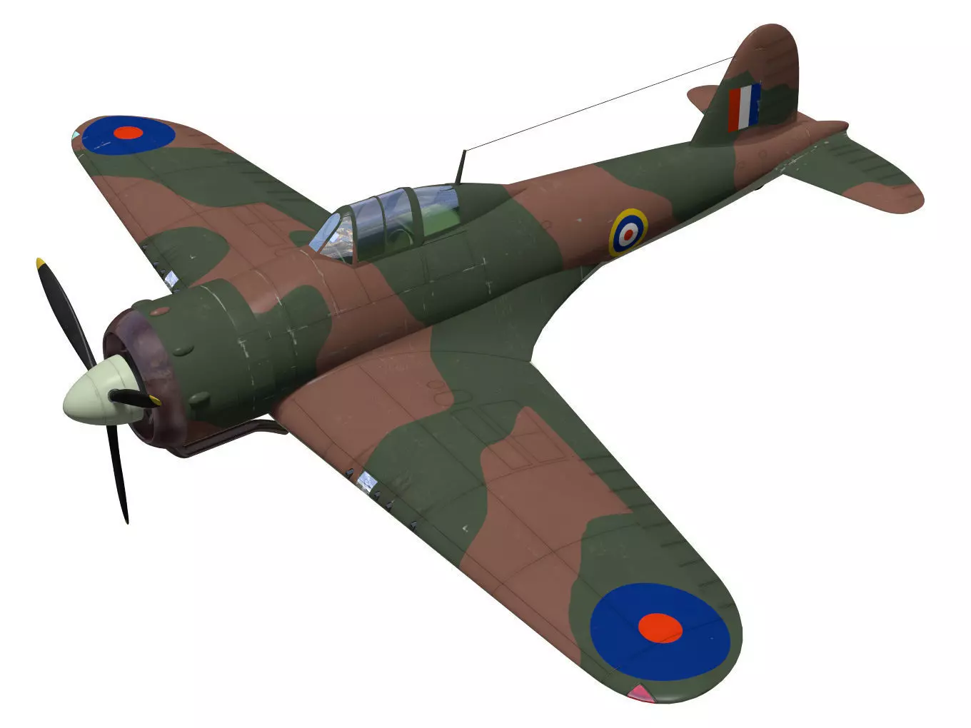 GlosterF5 3D model_0