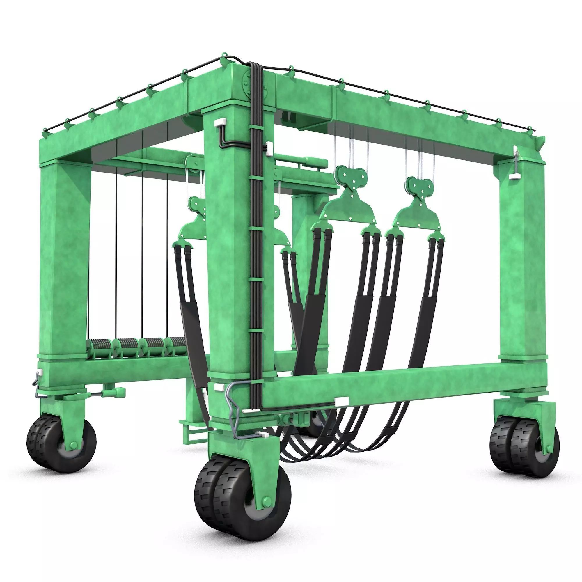 Marine Travel Lift Low Poly 3D model