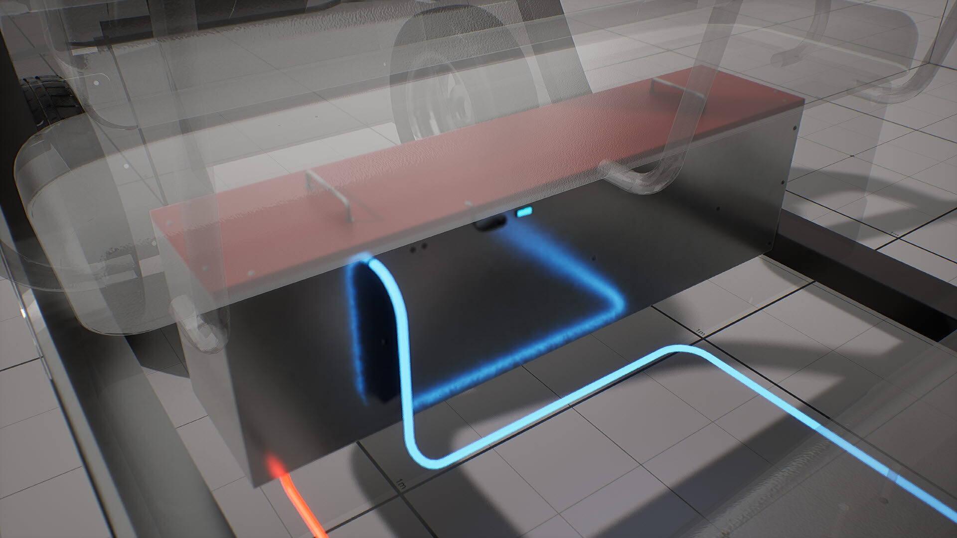 Machine Parts - Golf Cart Low-poly 3D model_11