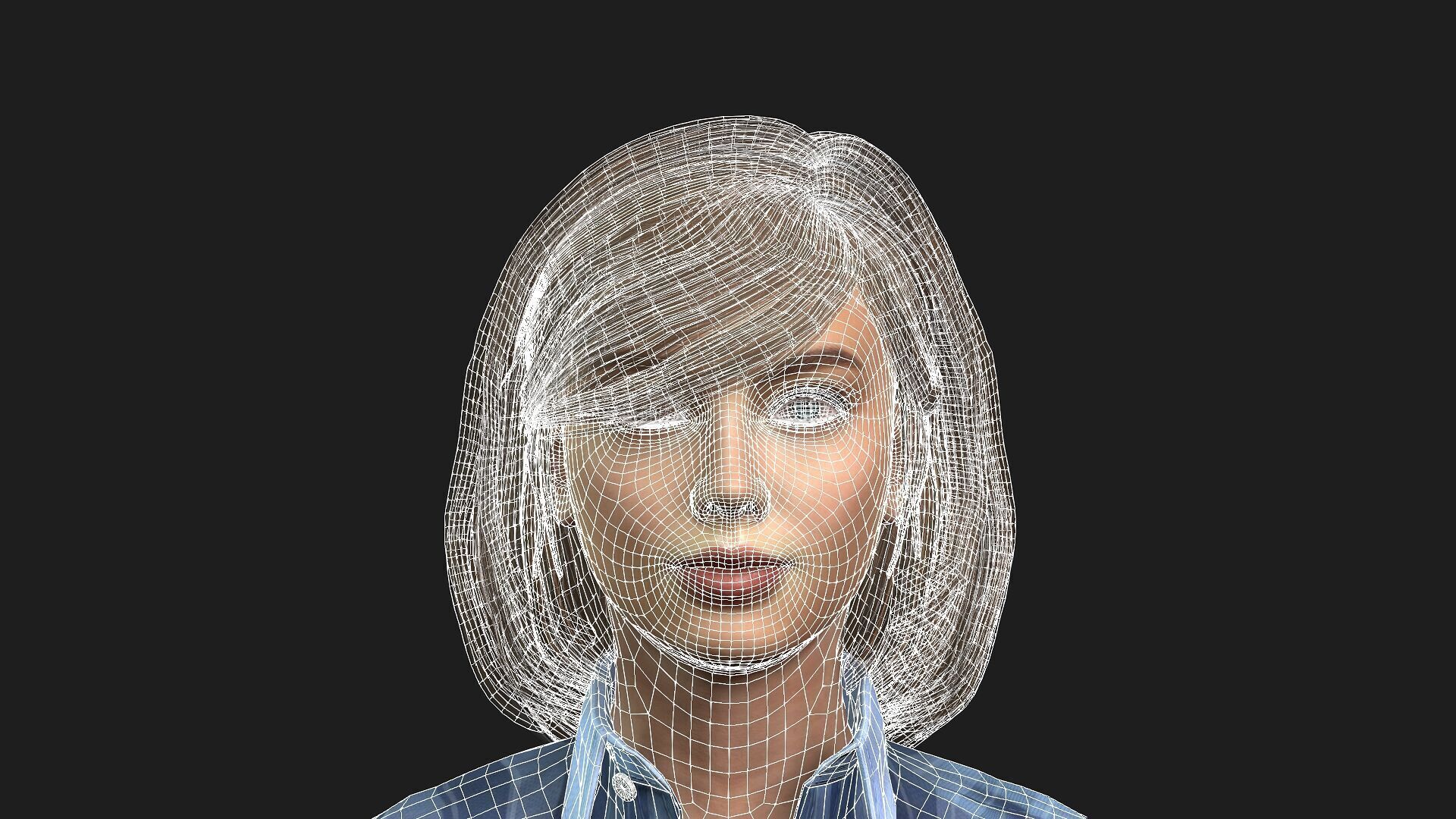 Realistic 3D Woman Character 3D model_20
