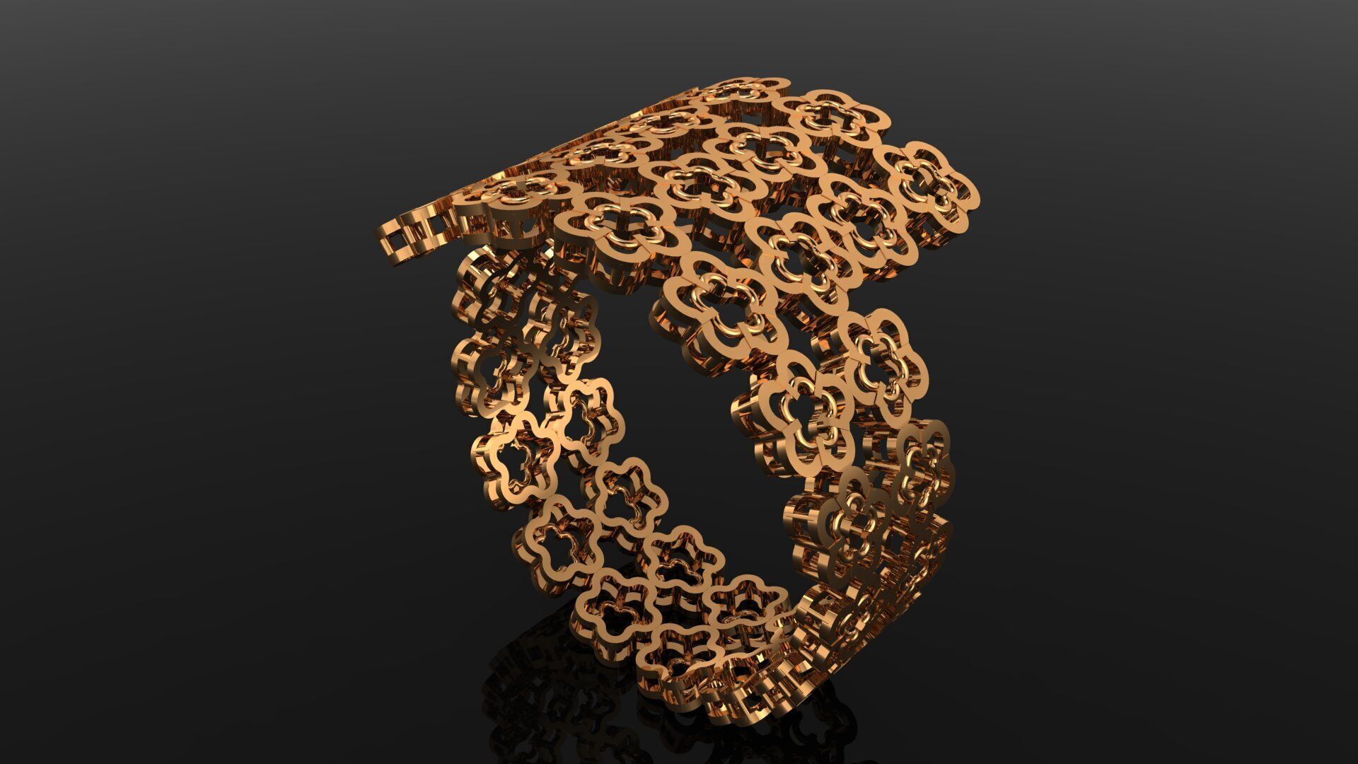 G1026 Woven Flora Band US8-3gm 3D print model