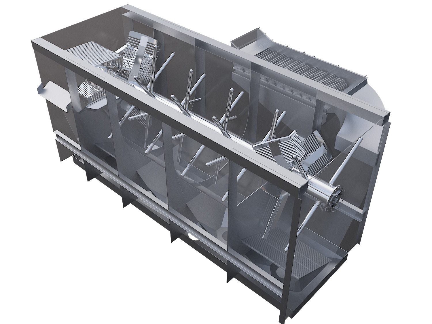 Beet cleaning machine 3D model_1