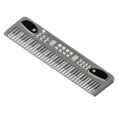 Musical Keyboard Toy 3D print model