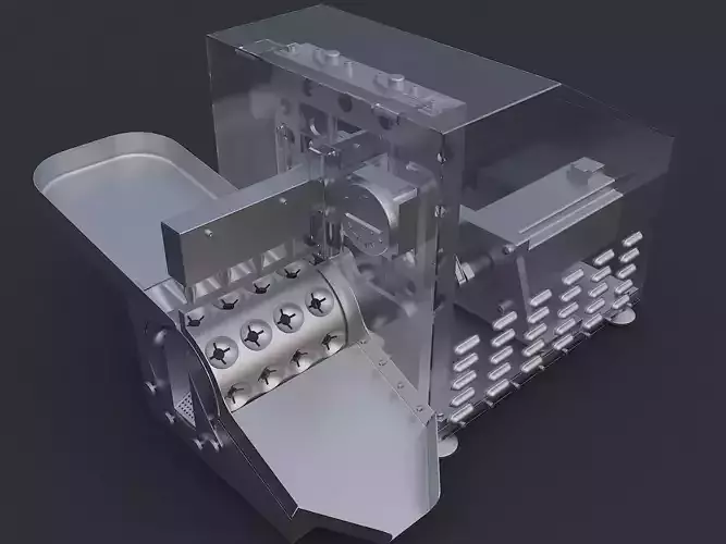 Cherry pitting machine