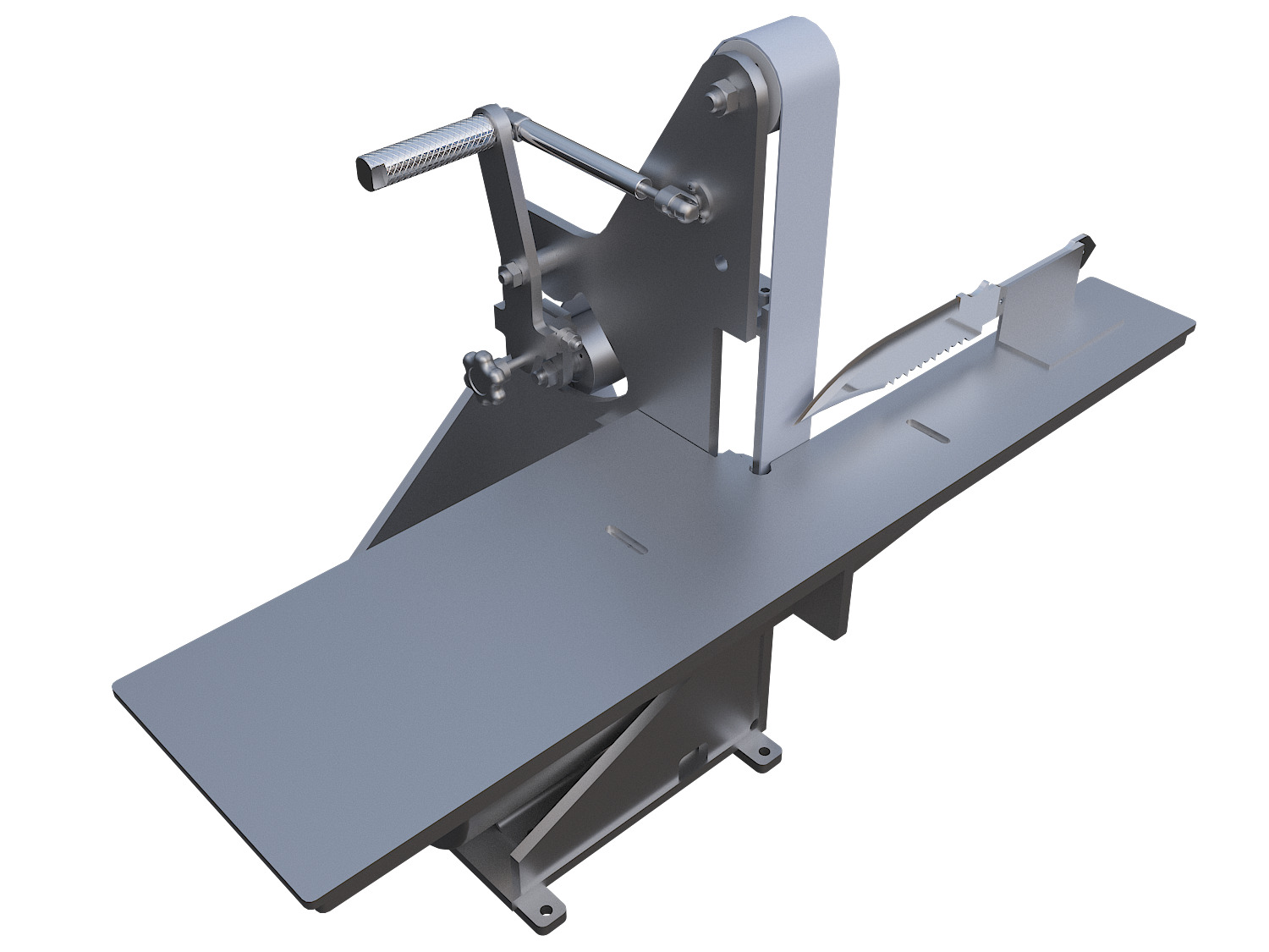 Small belt grinder 3D model_1