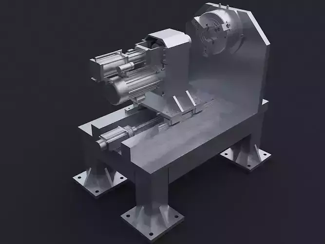 Horizontal lathe