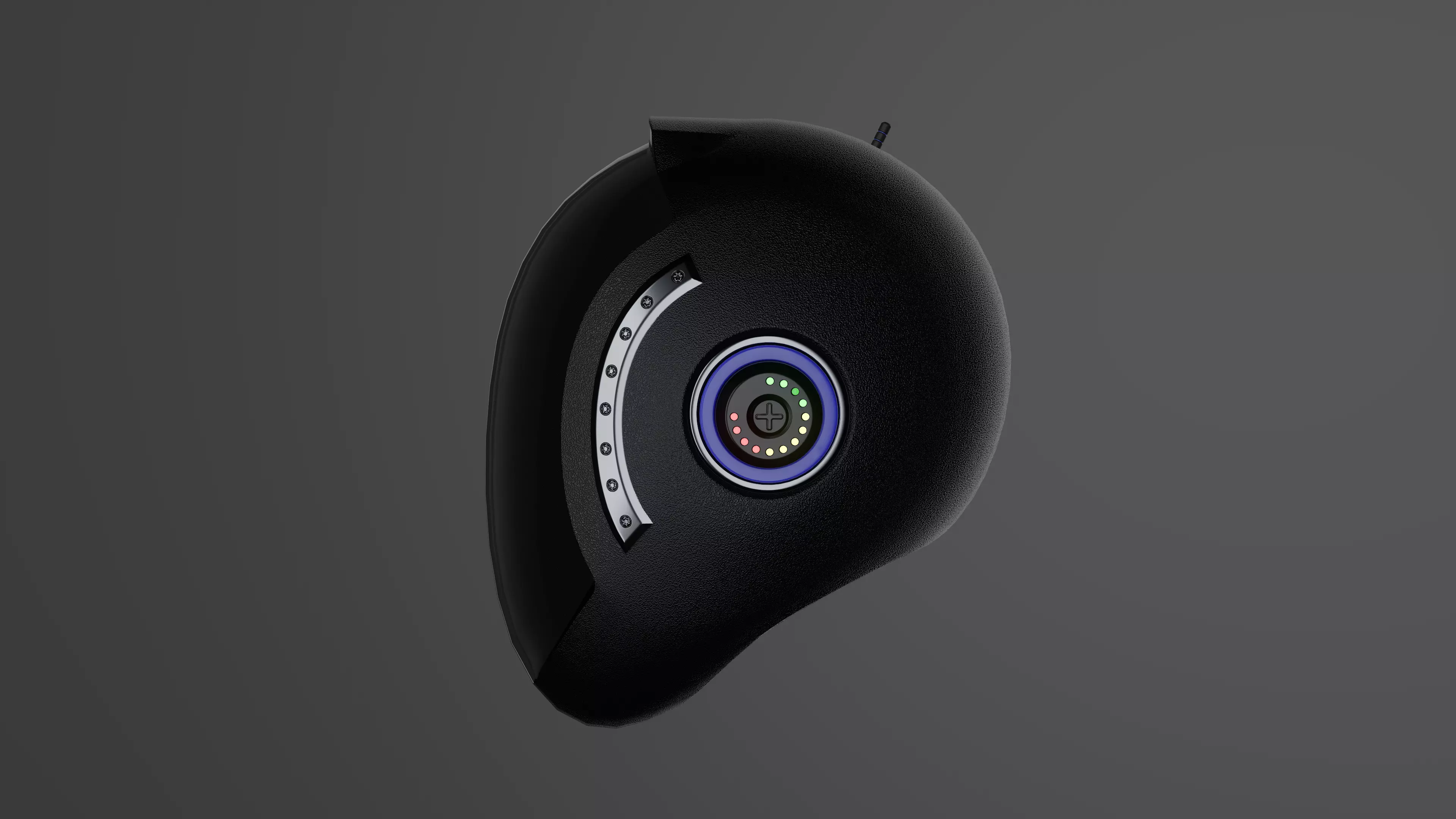 Scifi Helmet Low-poly 3D model_4