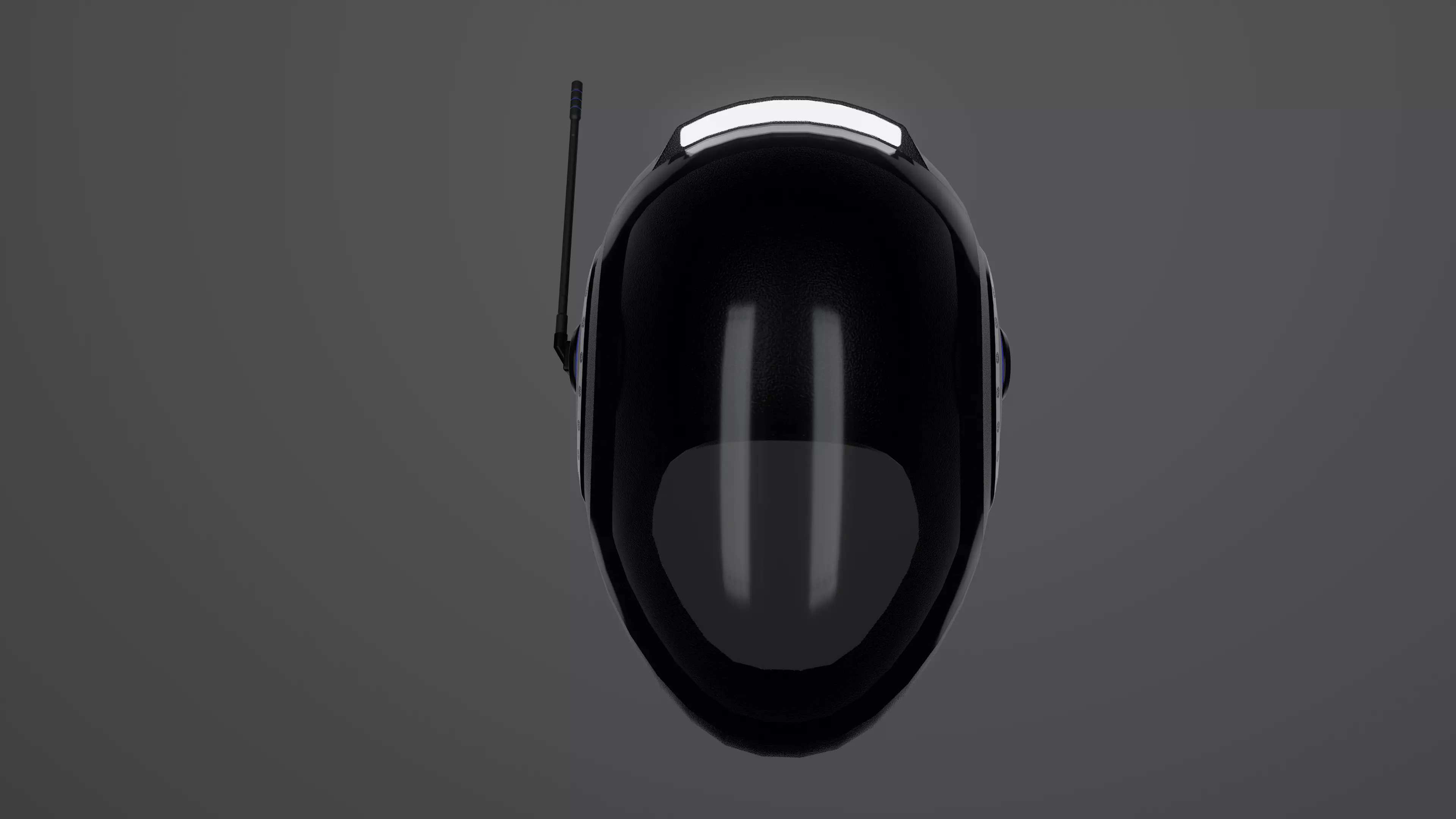 Scifi Helmet Low-poly 3D model_8