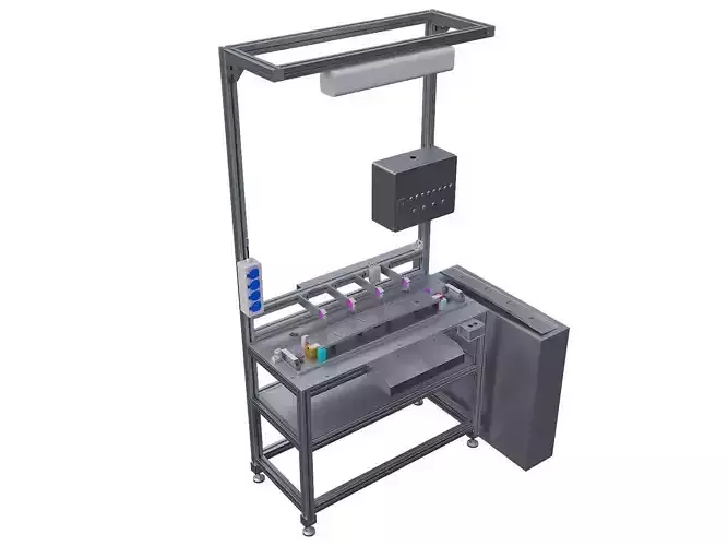 Pre-installation station of crossbeam in sunroof assembly line