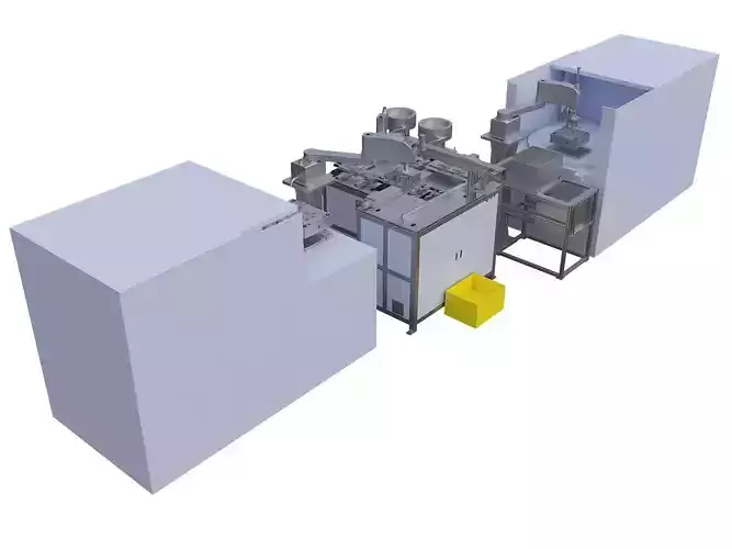 Injection molding integration 3D model