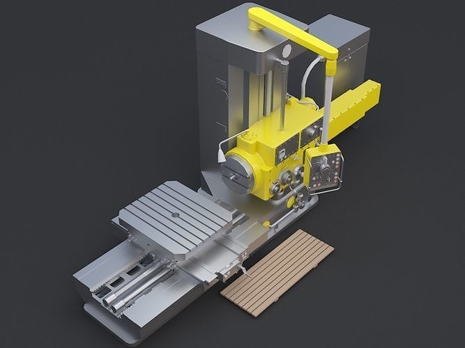 Milling Machine  step 3D model