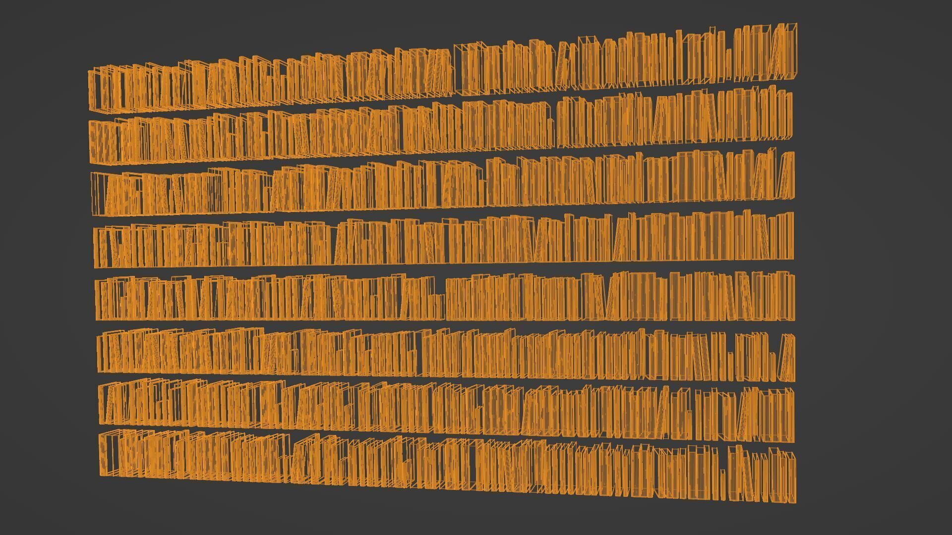 Books randomizer 3D model_6