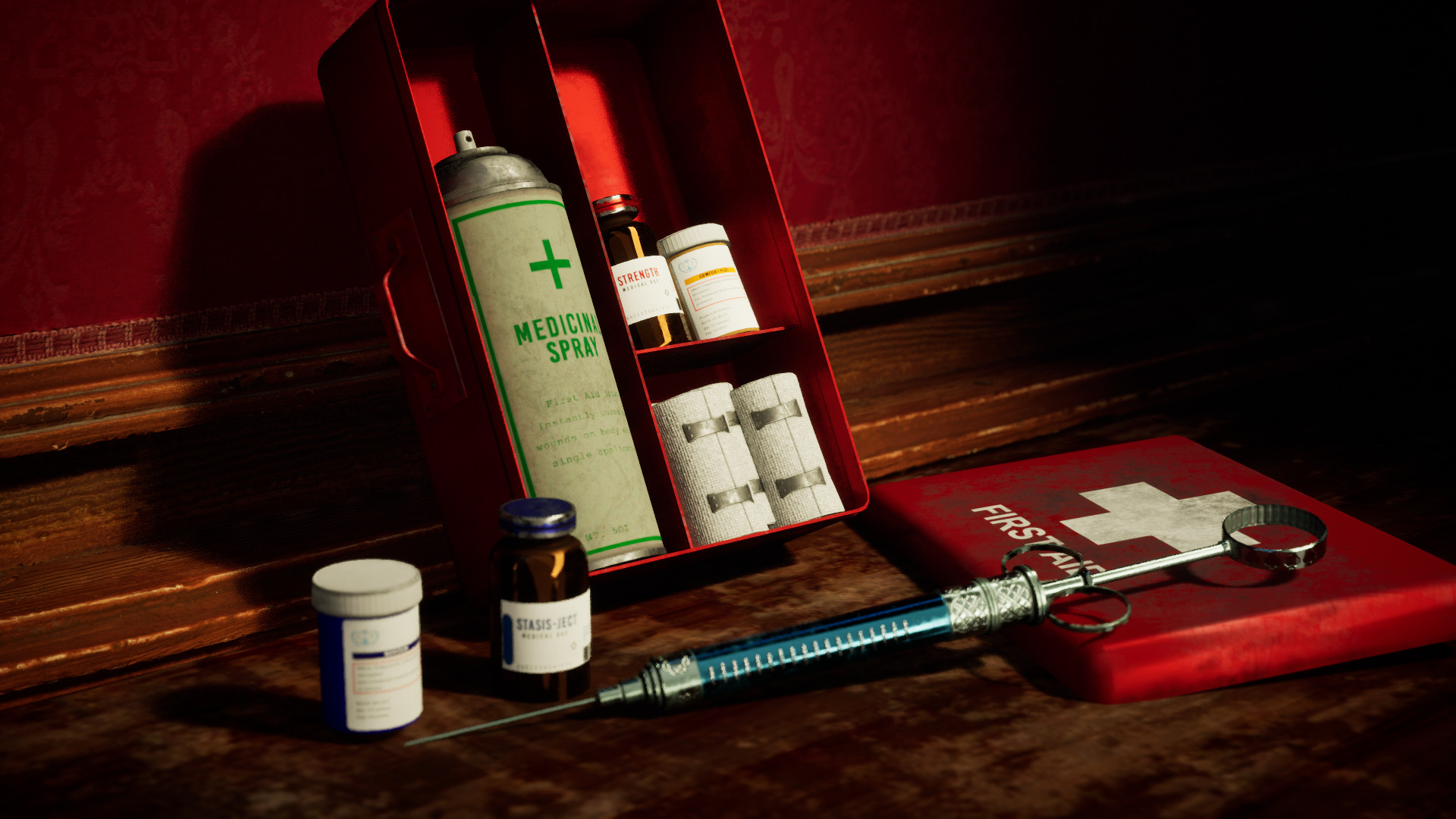 Lowpoly First Aid Props Pack Low-poly 3D model_1