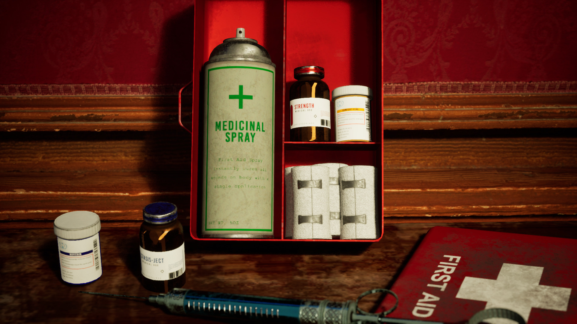 Lowpoly First Aid Props Pack Low-poly 3D model_3