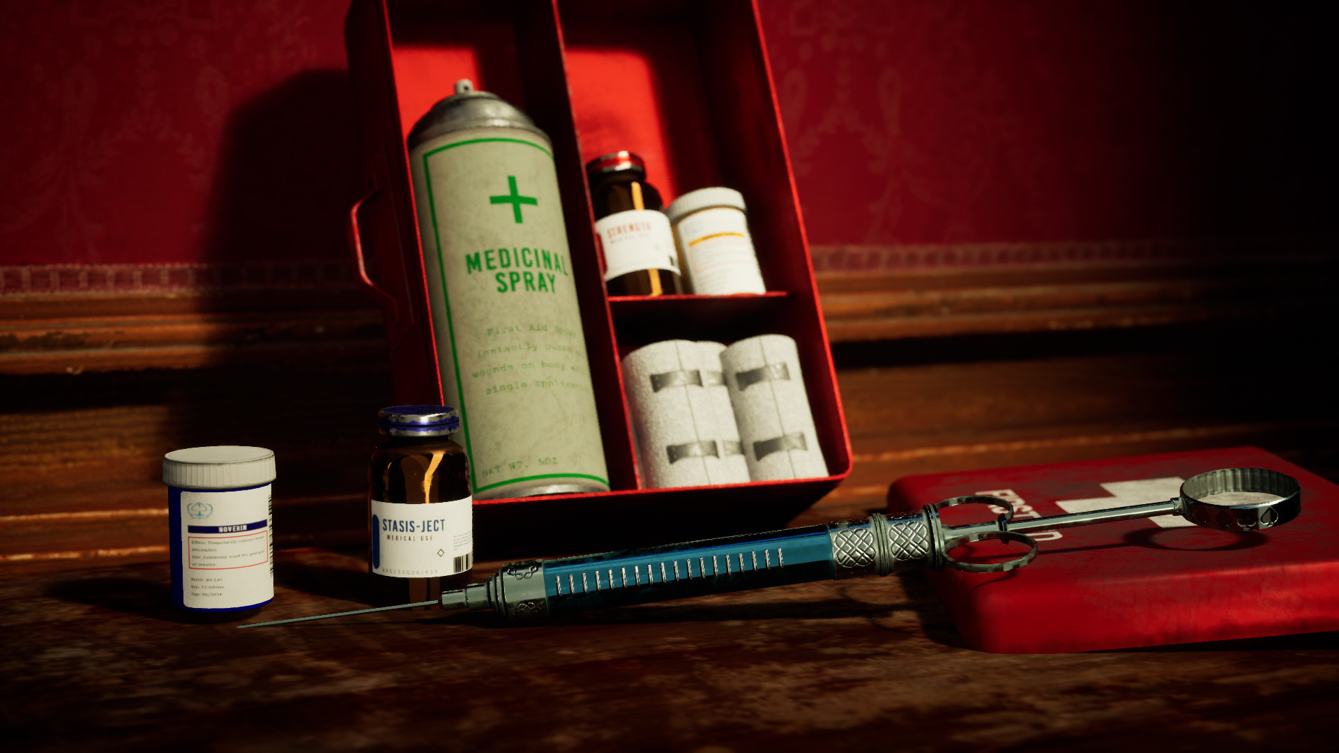 Lowpoly First Aid Props Pack Low-poly 3D model_2