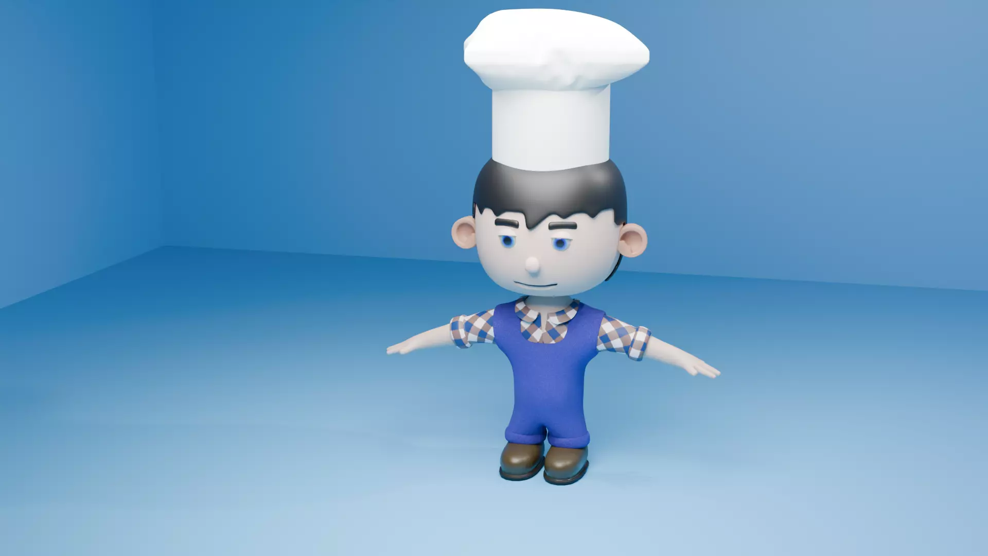 cook boy  3D model_0