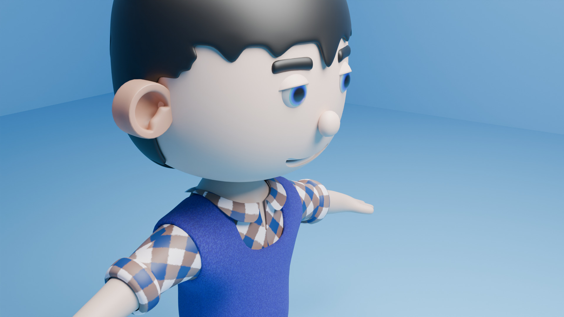 cook boy  3D model_1