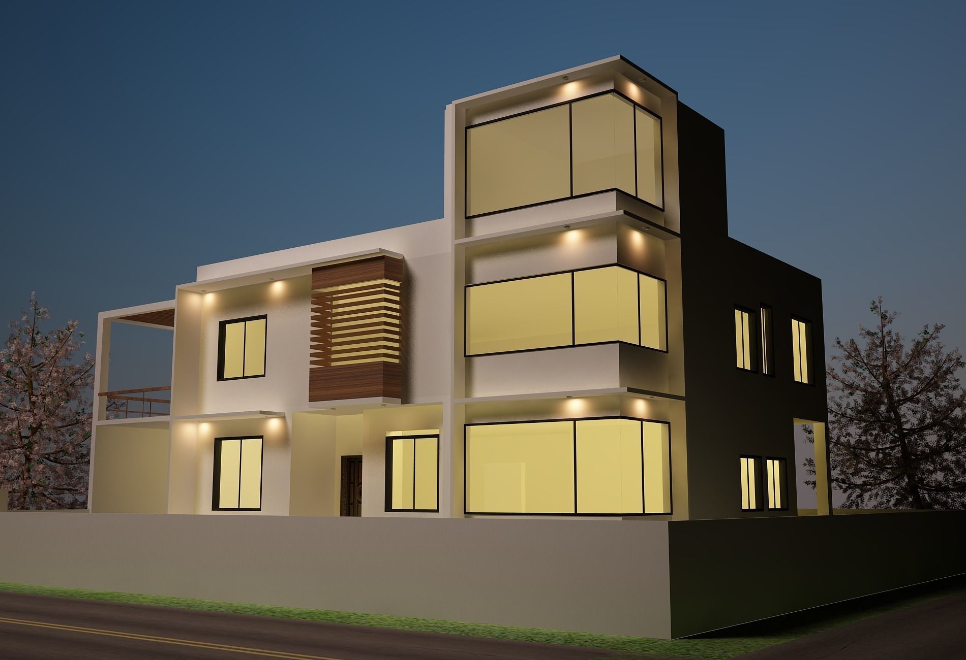 exterior from d Free 3D model_0