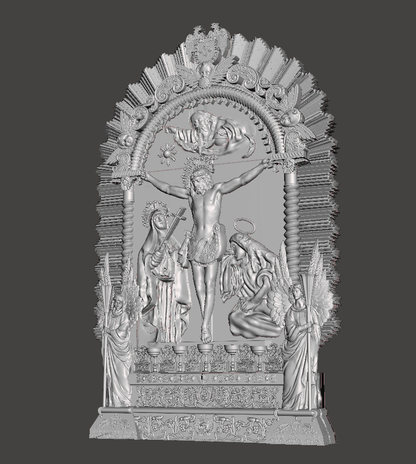 Lord of Miracles - Senor de los Milagros - Cristo Moreno 3D print model_7