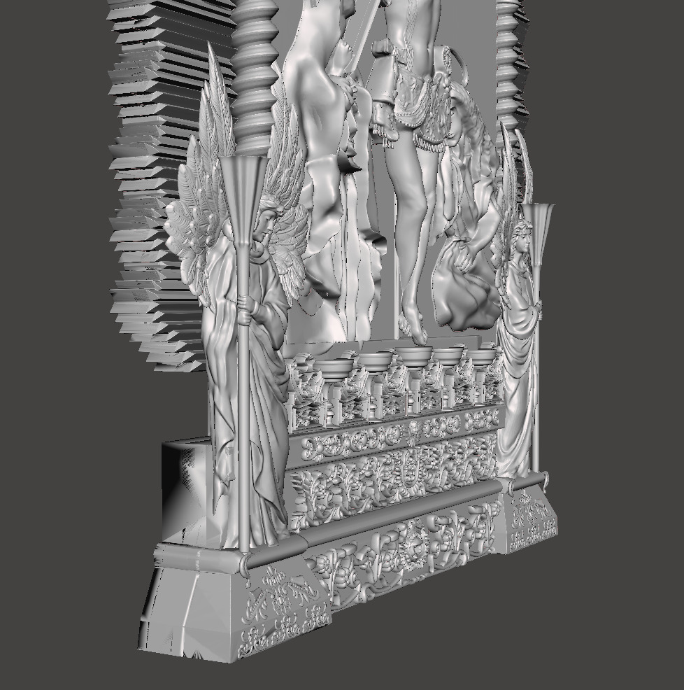 Lord of Miracles - Senor de los Milagros - Cristo Moreno 3D print model_5