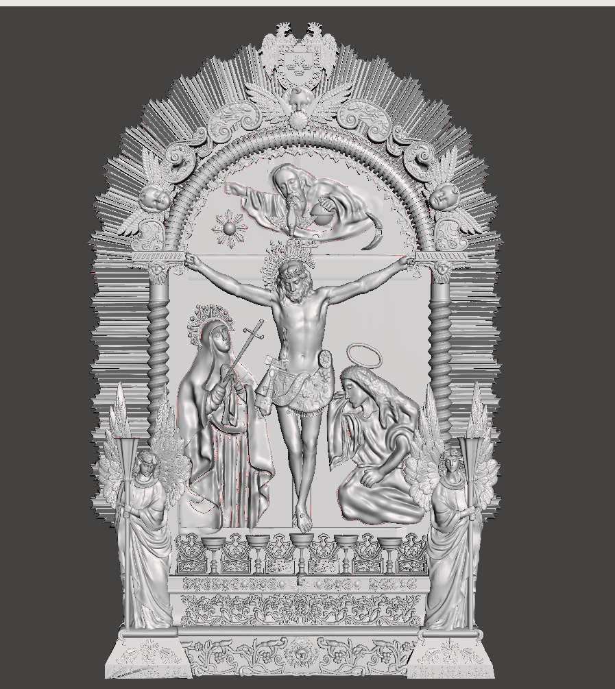 Lord of Miracles - Senor de los Milagros - Cristo Moreno 3D print model_2