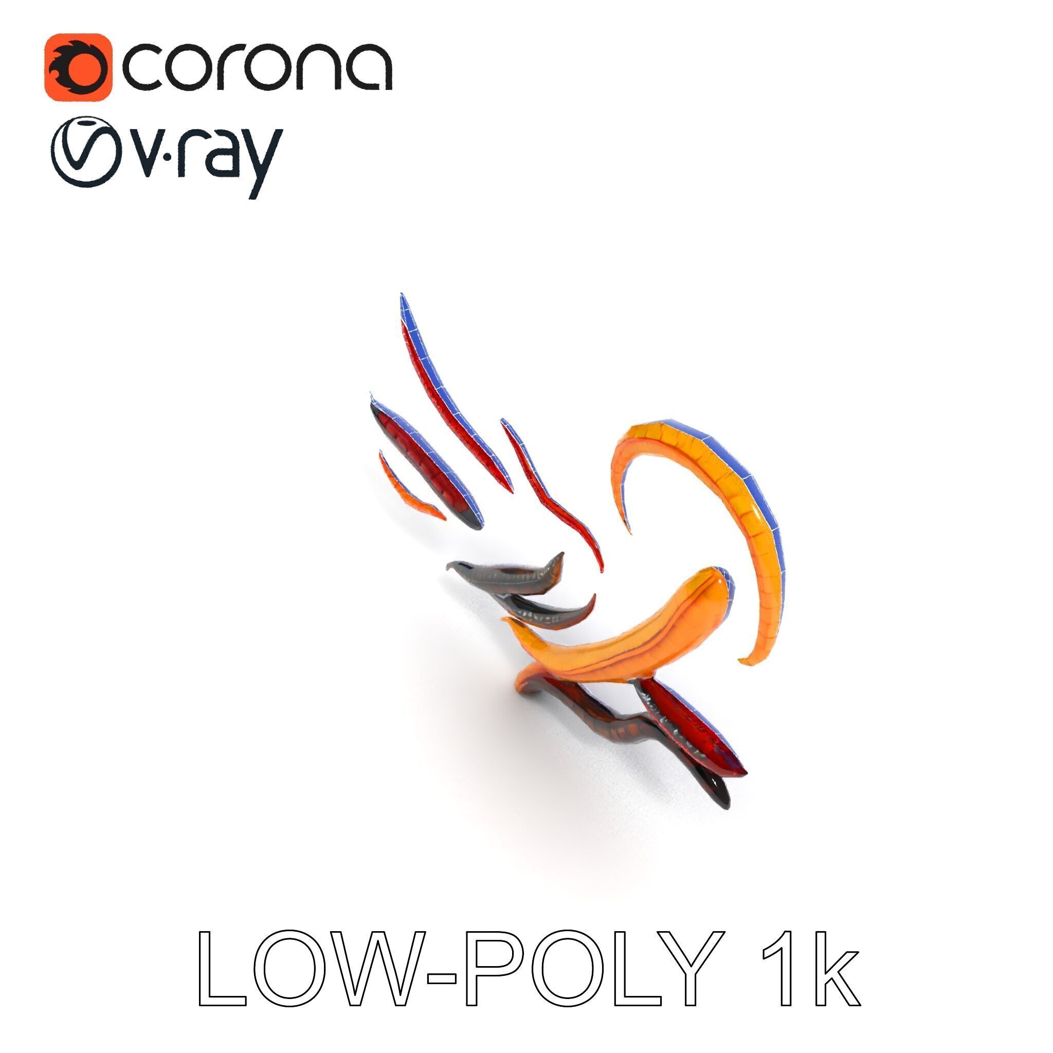 Realistic Centipede Model Pack Low-poly 3D model_22