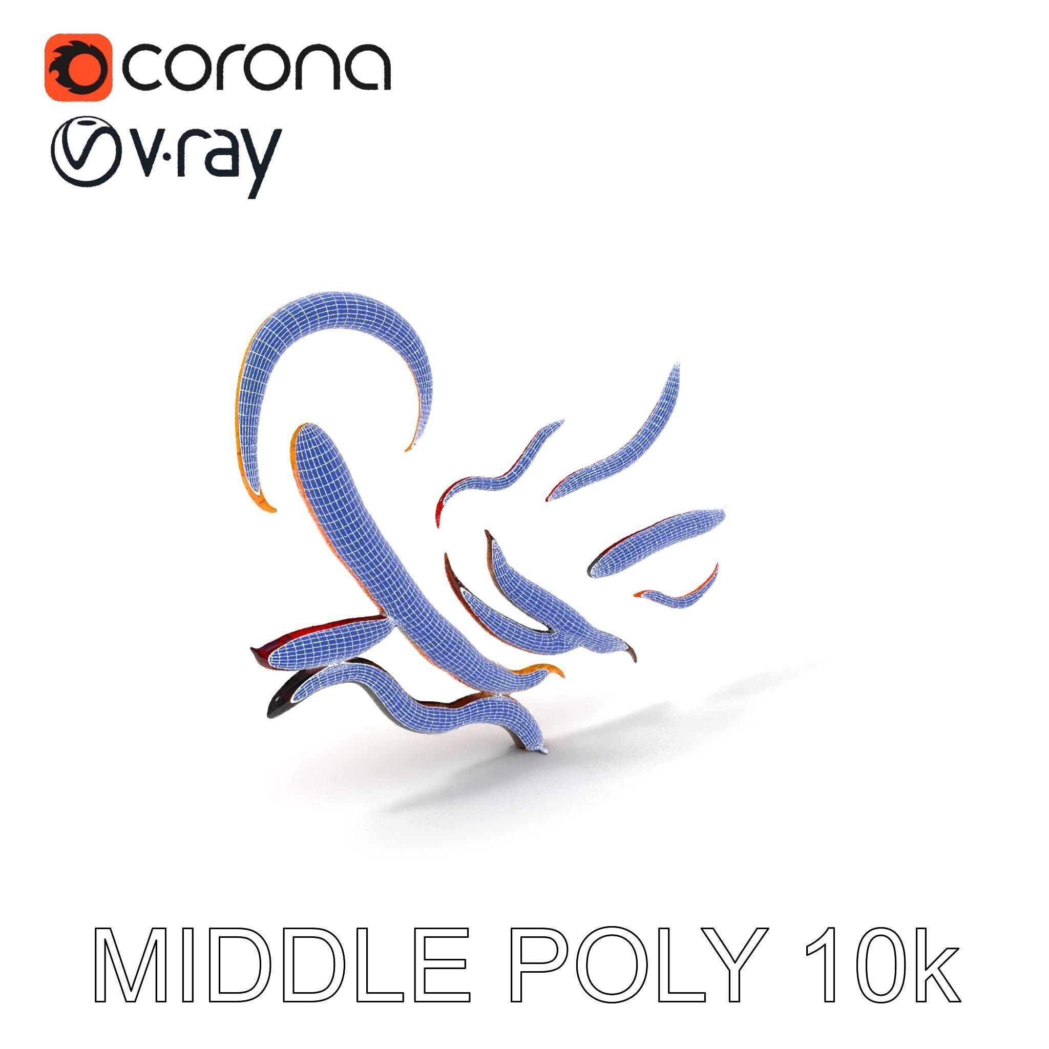 Realistic Centipede Model Pack Low-poly 3D model_27