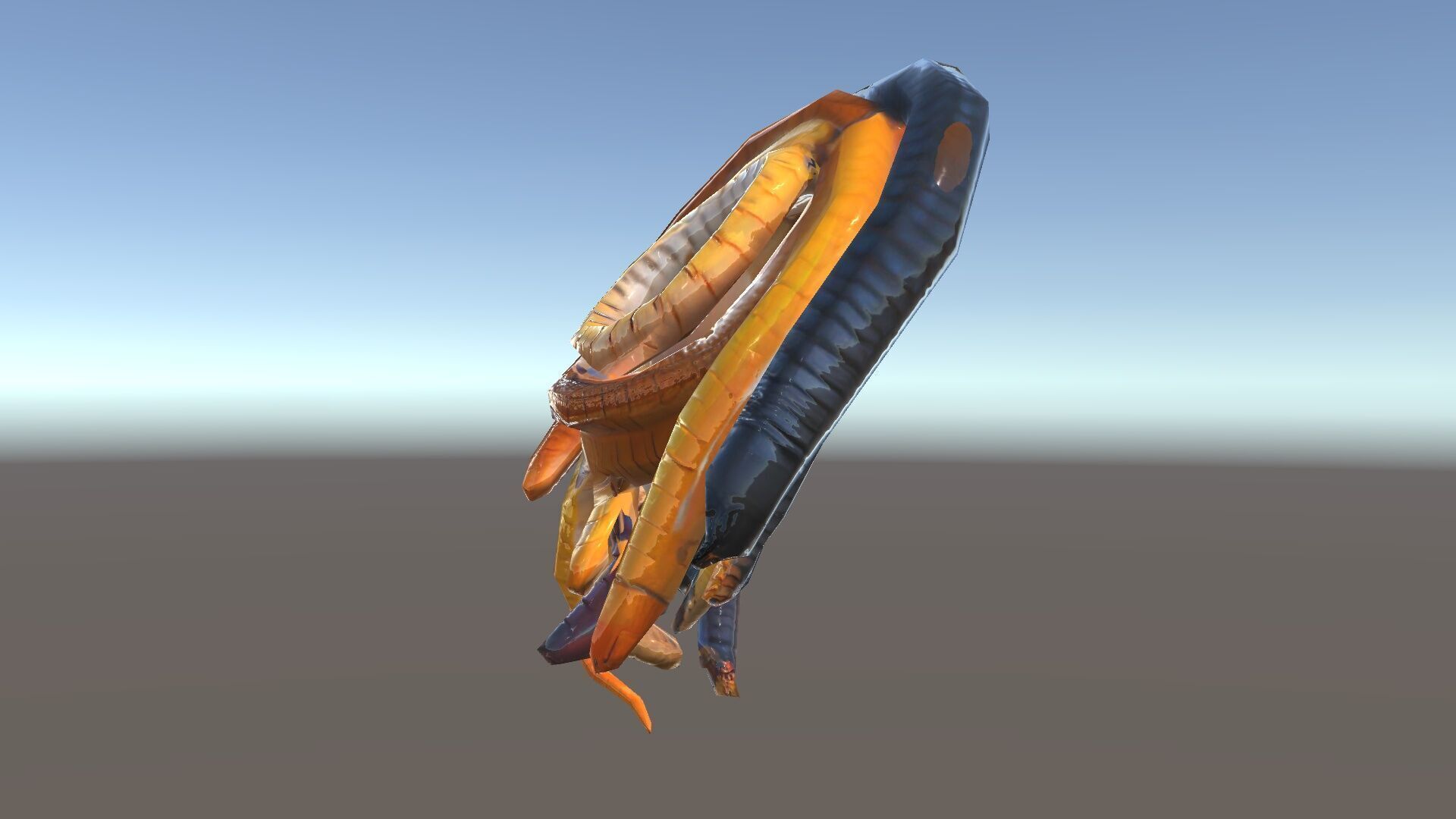 Realistic Worm Collection D Model Pack Low-poly 3D model_29