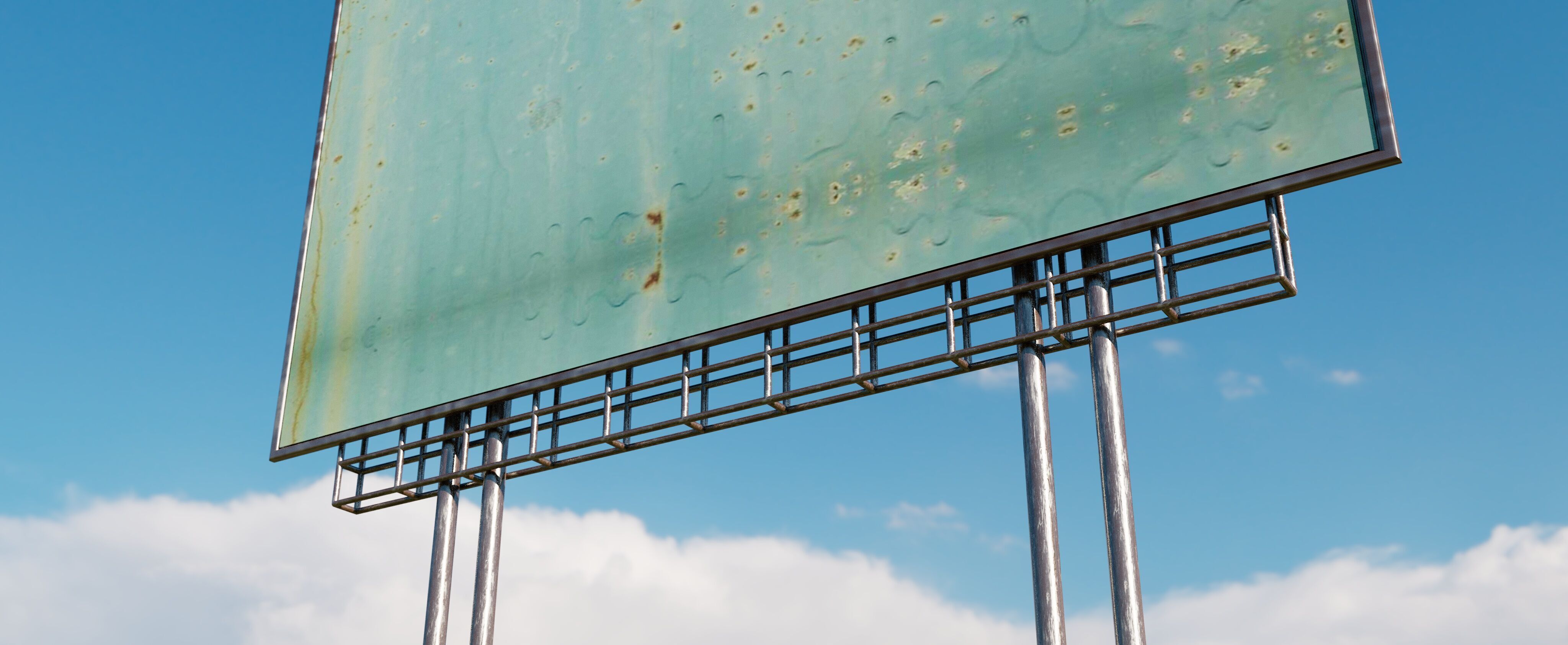 Outdoor Billboard - Low Poly 3D Model Free low-poly 3D model_4