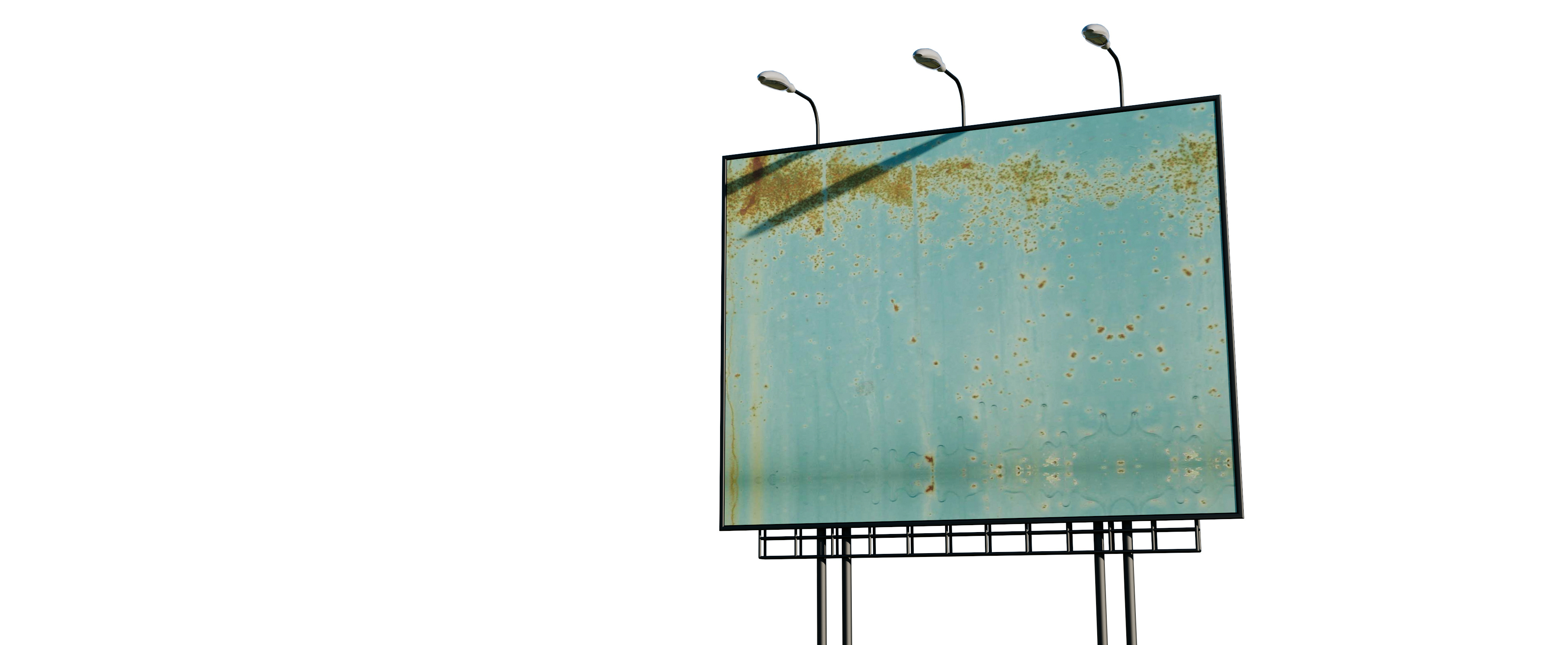 Outdoor Billboard - Low Poly 3D Model Free low-poly 3D model_3