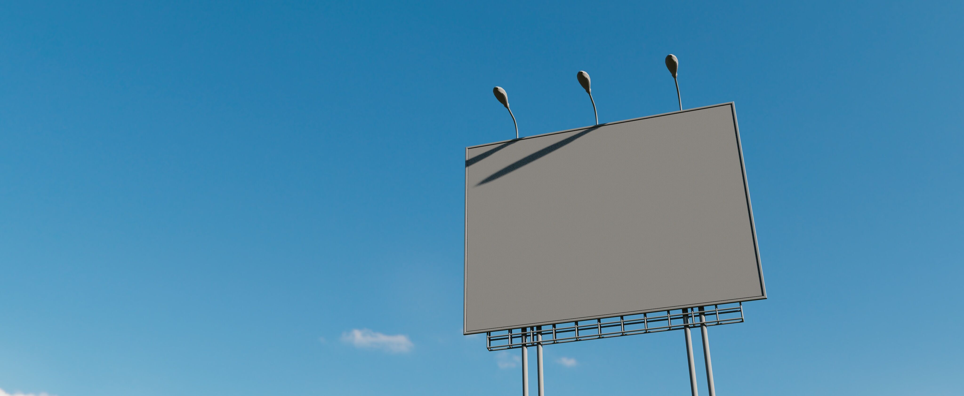 Outdoor Billboard - Low Poly 3D Model Free low-poly 3D model_1