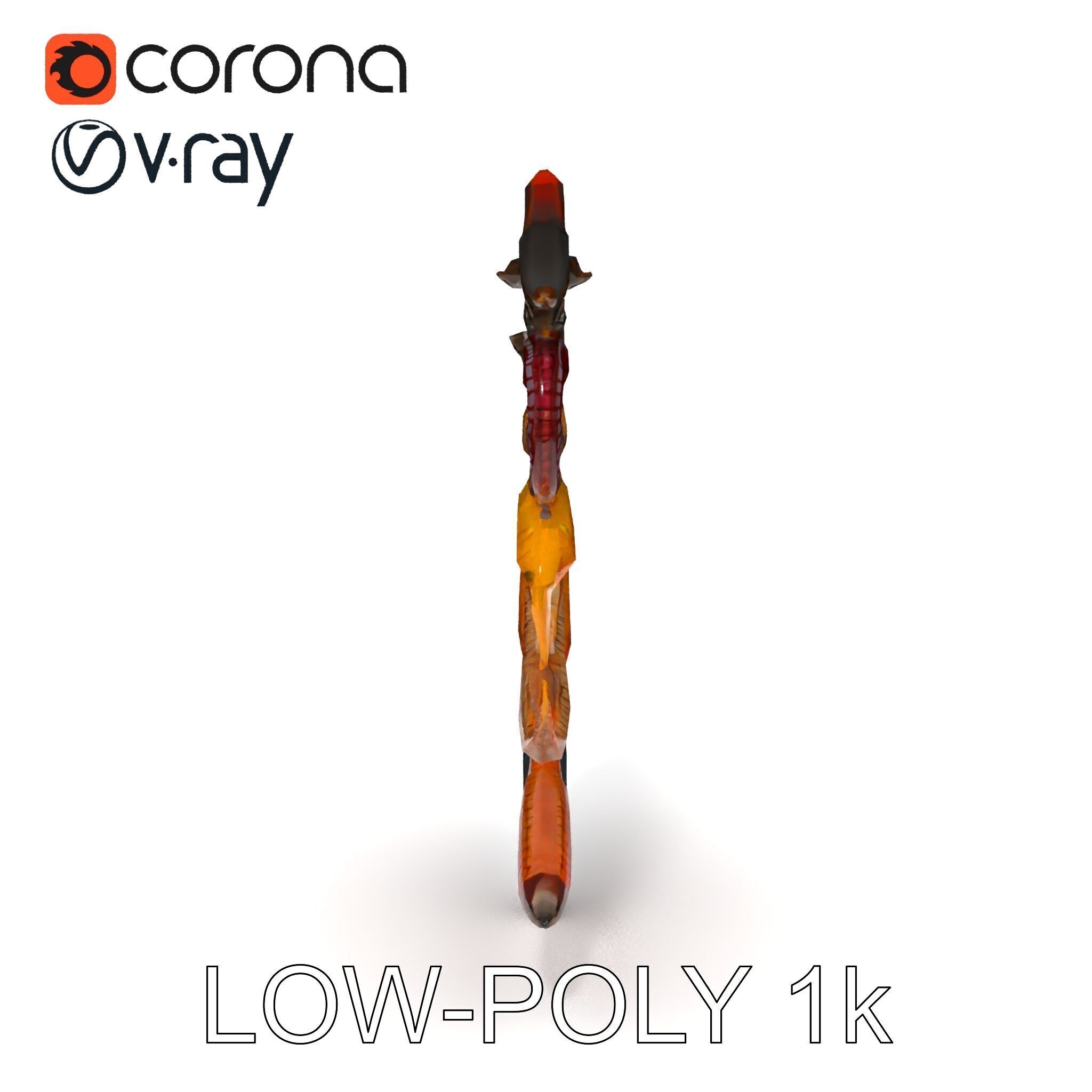 Realistic Earthworm Model Pack with HighDetail PBR Textures Low-poly 3D model_33