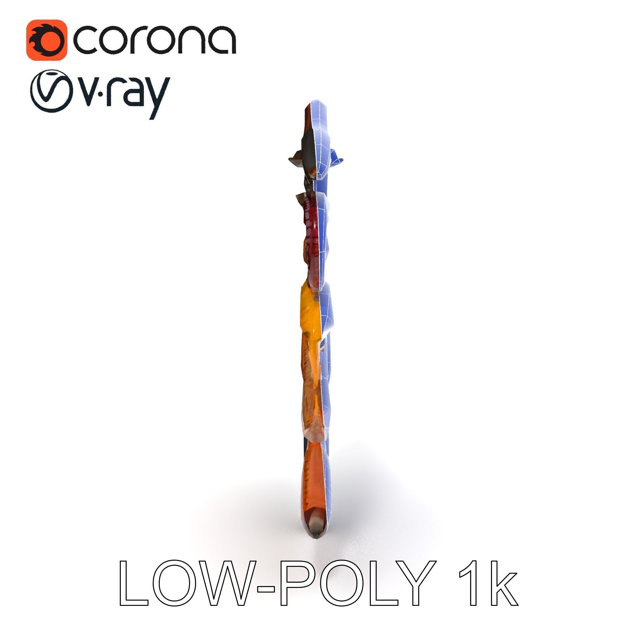 Realistic Earthworm Model Pack with HighDetail PBR Textures Low-poly 3D model_21