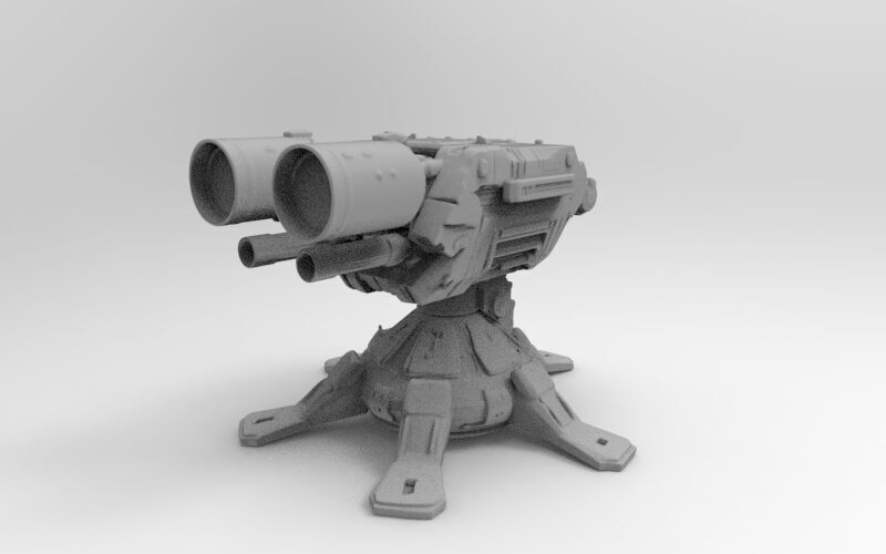 sci-fi weapon 5 3D print model_1
