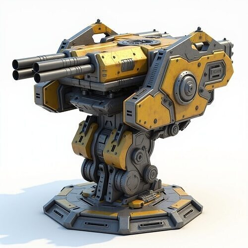 scifi weapon 8 3D print model