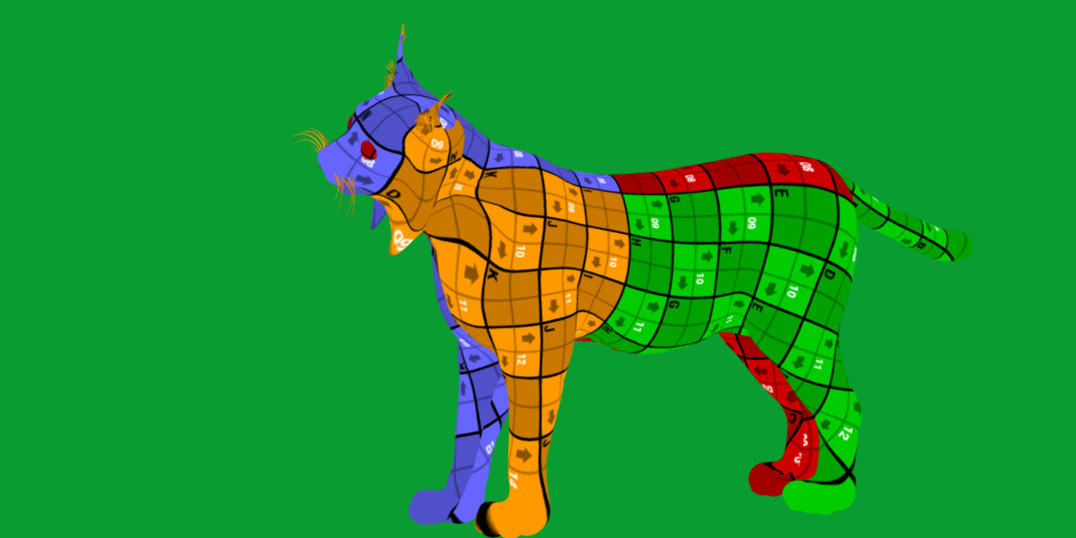 Iberian Lynx Low-poly 3D model_21