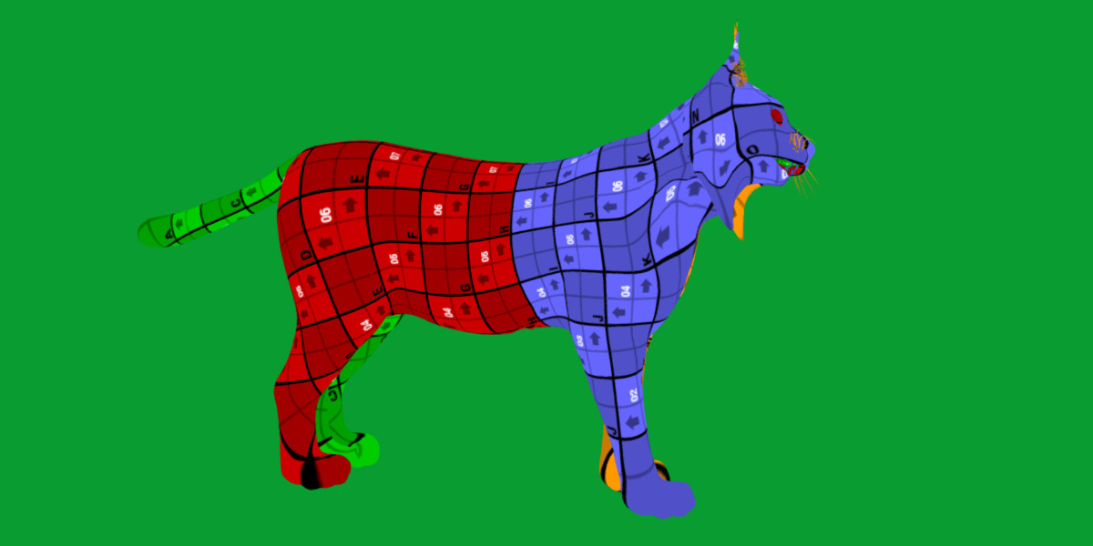 Iberian Lynx Low-poly 3D model_22