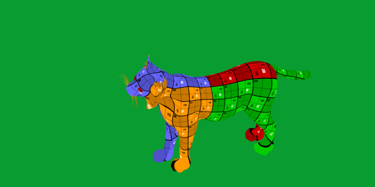 Iberian Lynx Low-poly 3D model_23